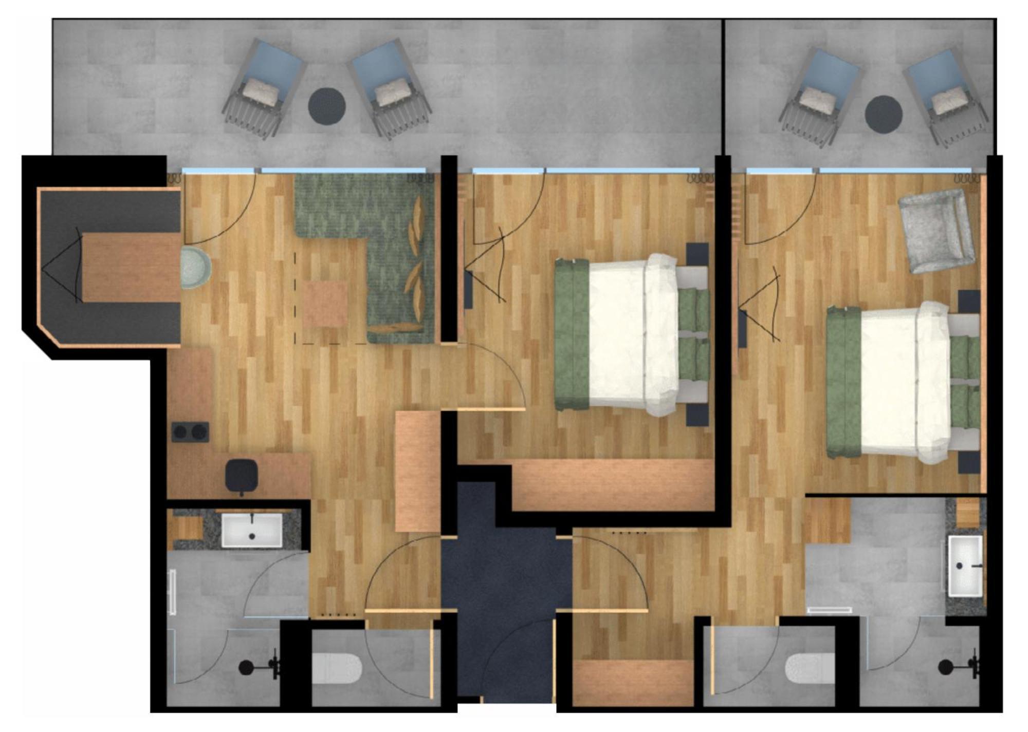 Pachmair 1453 Apart Resort - Opening 2025 อูแดร์นส์ ห้อง รูปภาพ