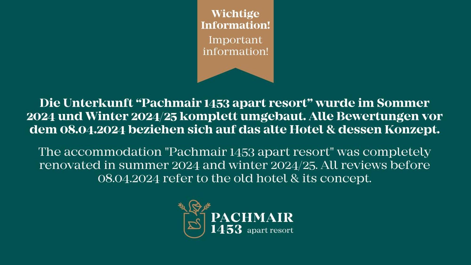 Pachmair 1453 Apart Resort - Opening 2025 อูแดร์นส์ ภายนอก รูปภาพ